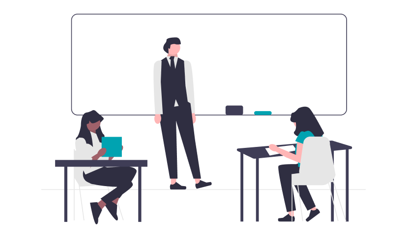 「準備なしの留学」のイメージイラスト